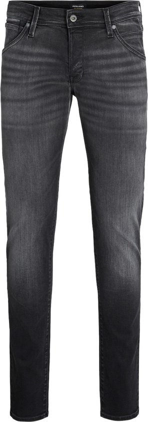JACK & JONES Glenn Fox slim fit - heren jeans - zwart denim - Maat: 32/36