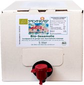 Biologische Koudgeperste Sesamolie – 5 Liter Grootverpakking met Dispenser – Voor Massage en Koken