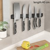 Porte-couteau magnétique élégant avec de puissants aimants en néodyme – Gain de place pour chaque Cuisine– 40 cm