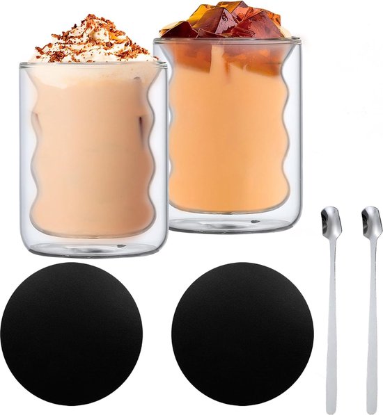 Foodesign Lot de 6 verres empilables en verre transparent