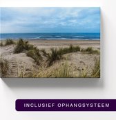 Canvas schilderij '' Duin - Strand - Zee '' van NV Photography | 90x60 CM | Gratis ophangsysteem
