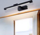 LED Spiegellamp voor Dressing Room Hallway - Verstelbare Leeslamp met 3 Lichtkleuren - Moderne Woonkamerverlichting - Slaapkamerlamp met 270 Graden Rotatie - 40cm 8W