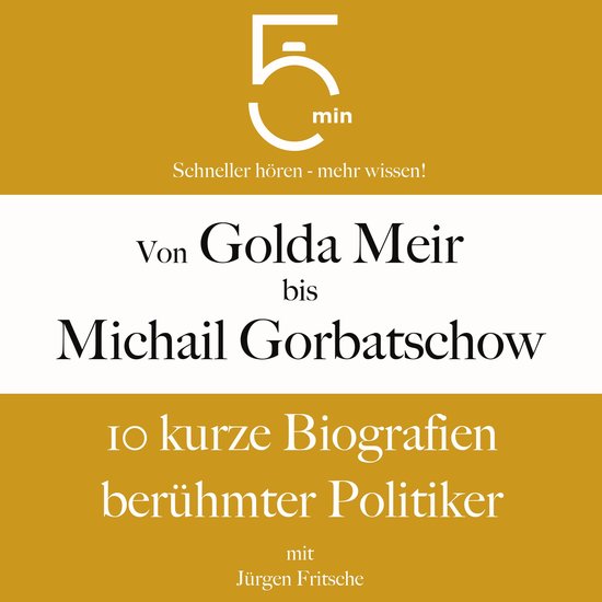Von Golda Meir bis Michail Gorbatschow - cover