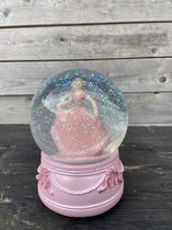 Unieke glazen bol met glitter, muziek en prinses - Pomme Chatelaine.NL