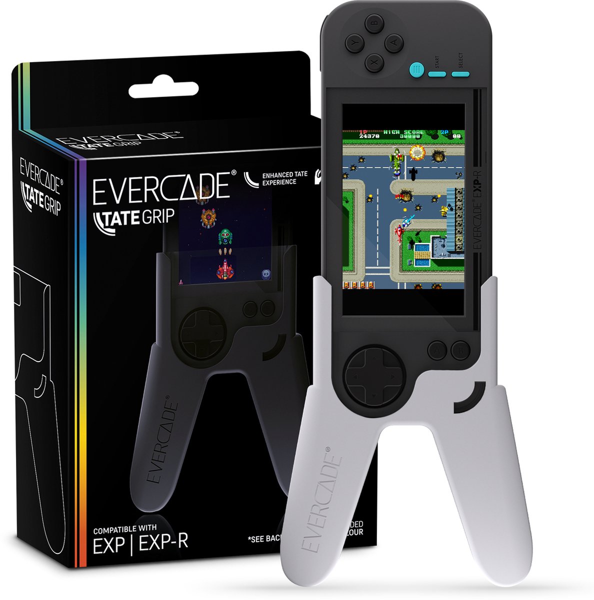 Evercade EXP-R - tate grip - wit