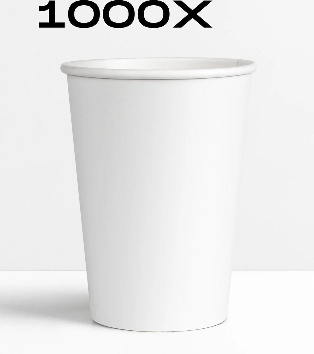 Koffie bekers karton doos per 1000 stuks 230CC | bulk kartonnen bekers
