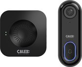 Calex Sonette intelligente avec caméra - Sonnette vidéo Full HD - Incl. Carillon / Gong - Smart Home - Noir