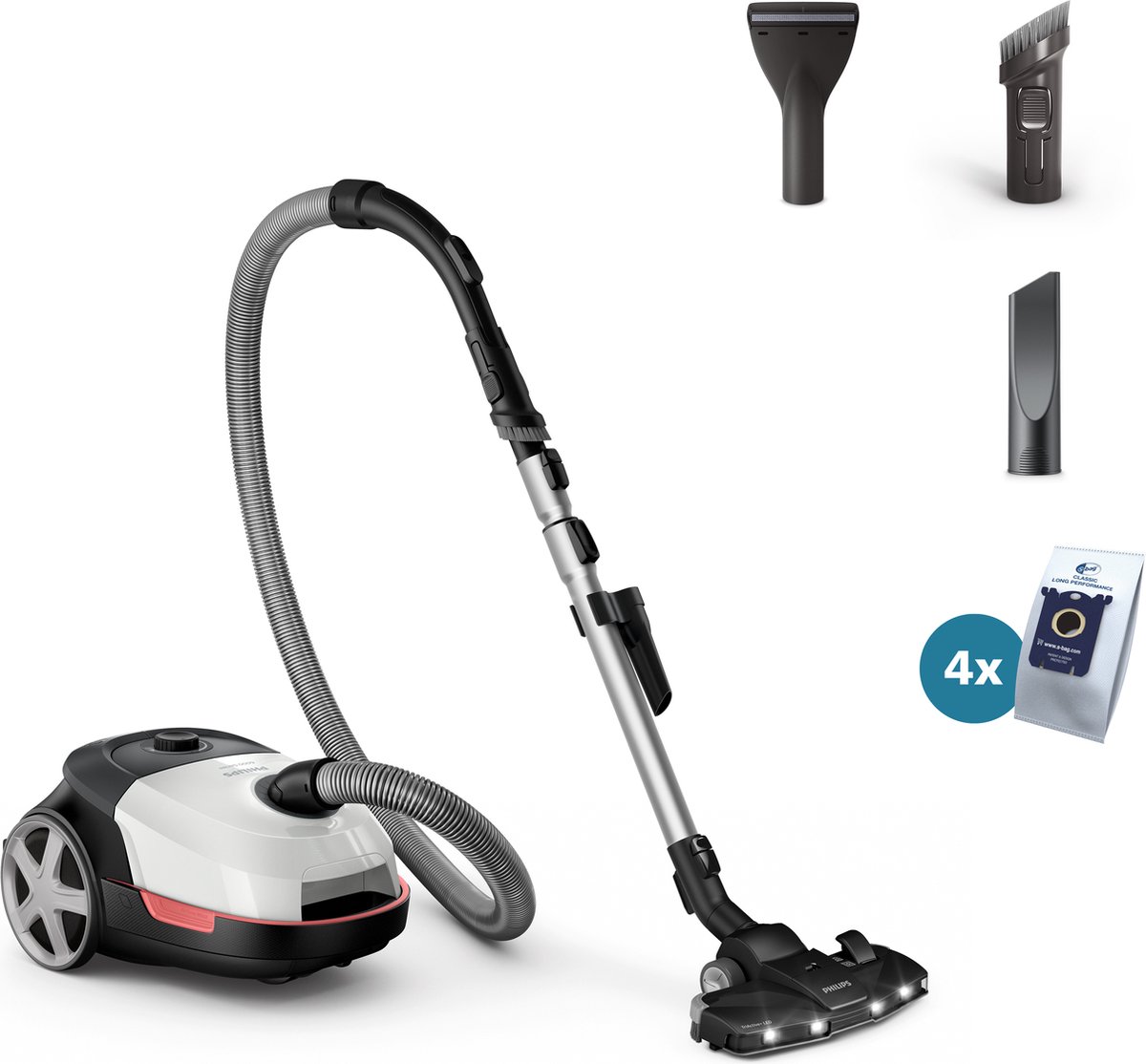 Philips 6000-serie TriActive+ LED XD6122/12 - Stofzuiger met zak