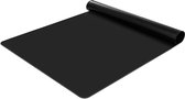 Grand tapis en silicone 40x60 cm, tapis de table antidérapant 1,5 mm, tapis antiadhésif résistant à la chaleur, tapis de table, réutilisable, sans danger pour les aliments, passe au lave-vaisselle, noir