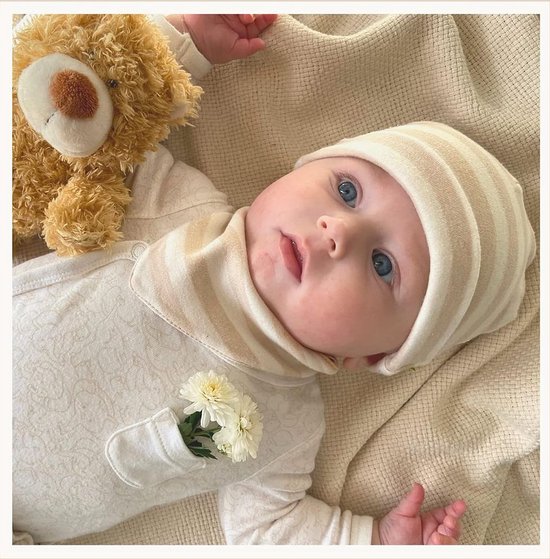 Kraammand - Geboortemand - Kraamcadeau Meisje of Jongen - Bruin van Little Dutch — afbeelding 4