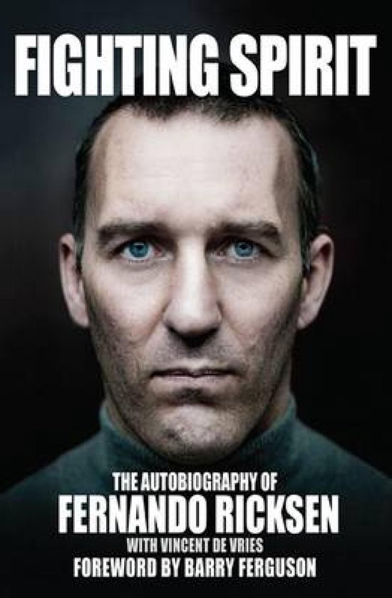 Boek "Fighting Spirit" met close-up van Fernando Ricksen