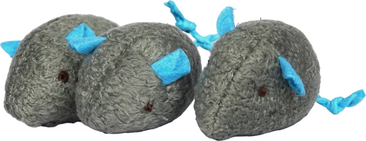 Kattenspeeltje - Muisjes - Speeltje - 6 stuks - Verschillende kleuren - Interactief speelgoed - Kattenmuisje - Kattenkruid - Gekleurde muis
