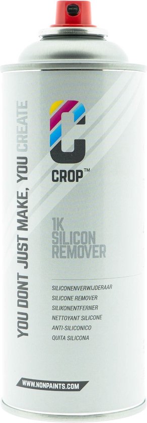 CROP Siliconenverwijderaar & Ontvetter spuitbus - 400ml - Silicone verwijderaar - silicone remover - Ontvetter spray - Premium Quality