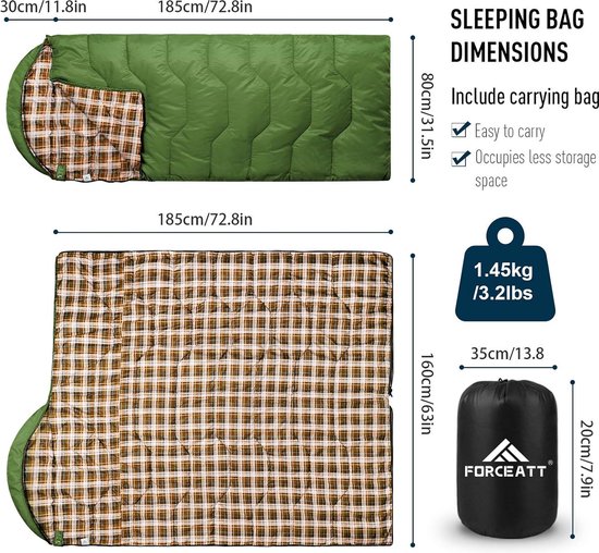 Schlafsack kaltes Wetter 0 Grad Winter, Schlafsack für Wandern Reisen leichtgewi
