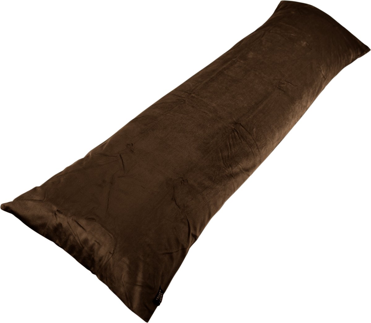 Velvet Kussenbeschermer Lichaamskussen - Velvet Body Pillow Kussensloop - Kussenbeschermer Lichaamskussen - Lichaamskussen sloop 45 x 145 - Body Pillow case - Kussensloop - Bruin - Zwangerschapskussens sloop - Voedingskussen sloop