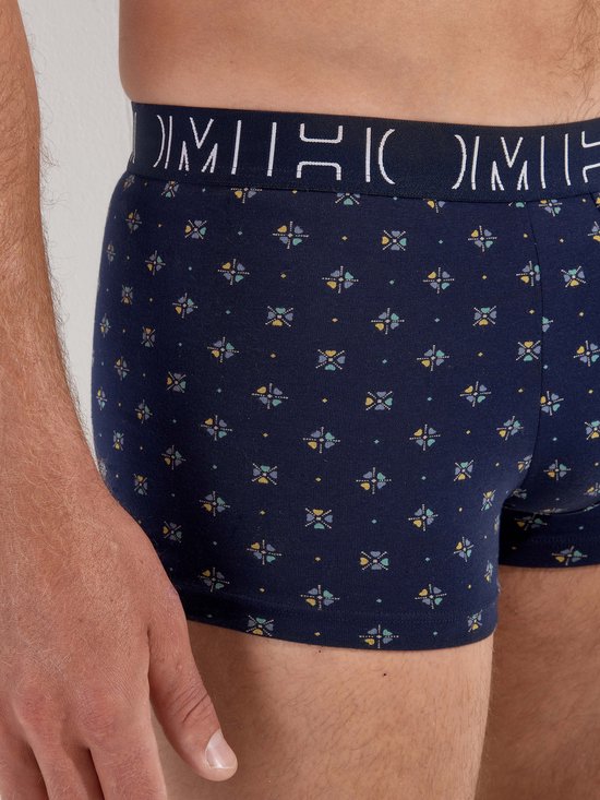 HOM - Davide #2 Boxer brief 2p - Navy/Navy print - mannen - S