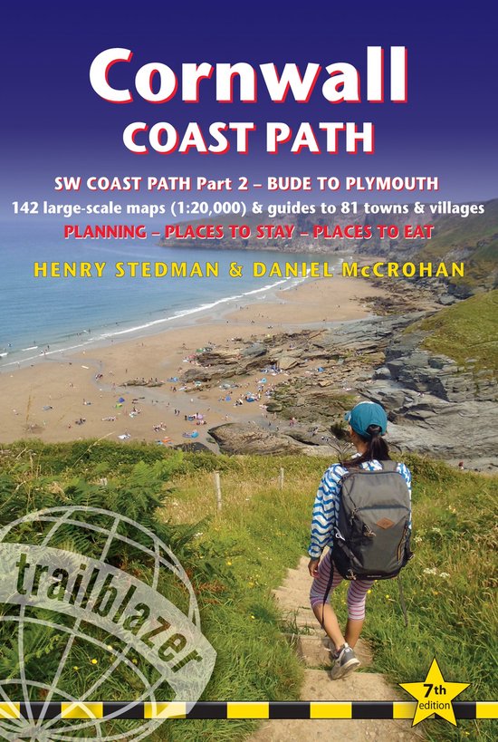 Trailblazer Guides- Cornwall Coast Path Trailblazer walking  ... - cover