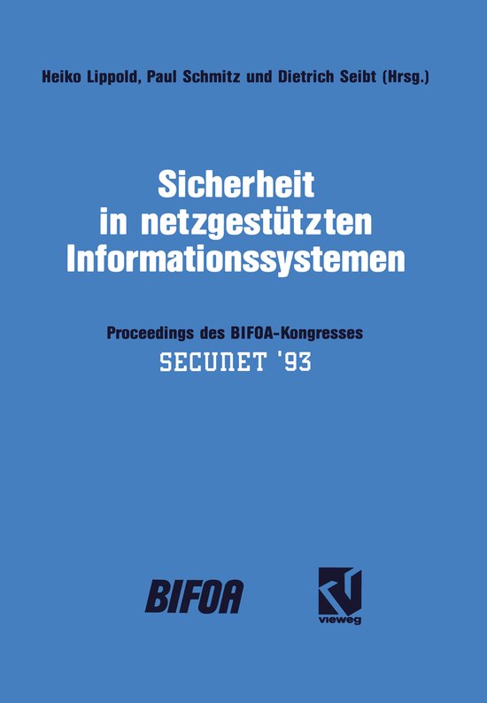 Sicherheit in netzgestützten Informationssystemen - cover