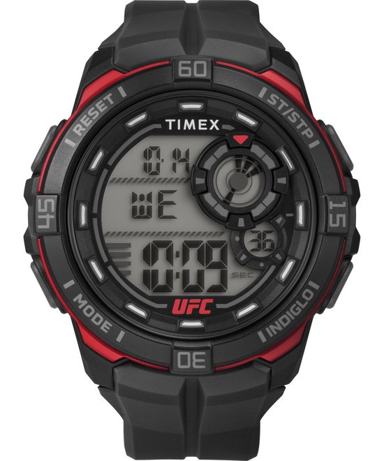 Montre Timex UFC Rush TW5M59100 - Siliconen - Zwart - Ø 52 mm
