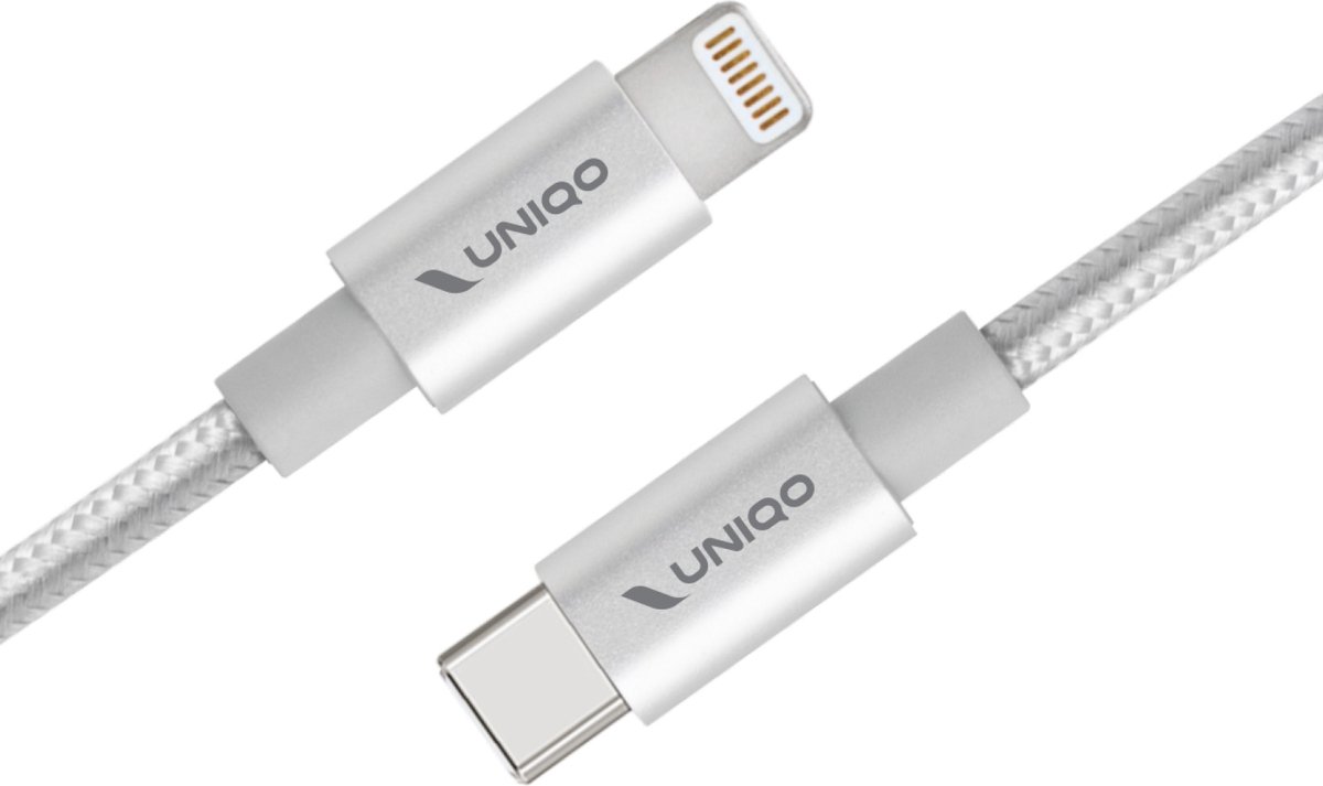 SBS UNIQO mobiele telefoonkabel Wit 1 m USB C Lightning