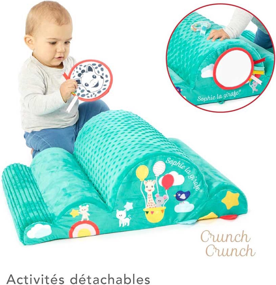 Sophie de Giraf Activity Cloud - Babyspeelgoed - Ontwikkeling en stimulatie voor baby's - Antislip - Vanaf 6 maanden - Meerkleurig — afbeelding 17