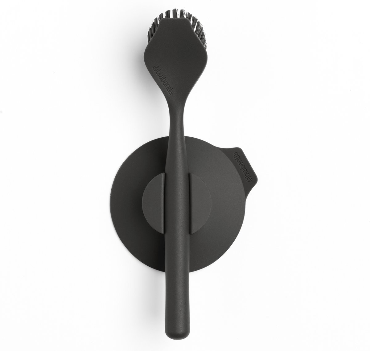 Goedkoopste Brabantia SinkSide Afwasborstel - met Zuignaphouder - Dark Grey