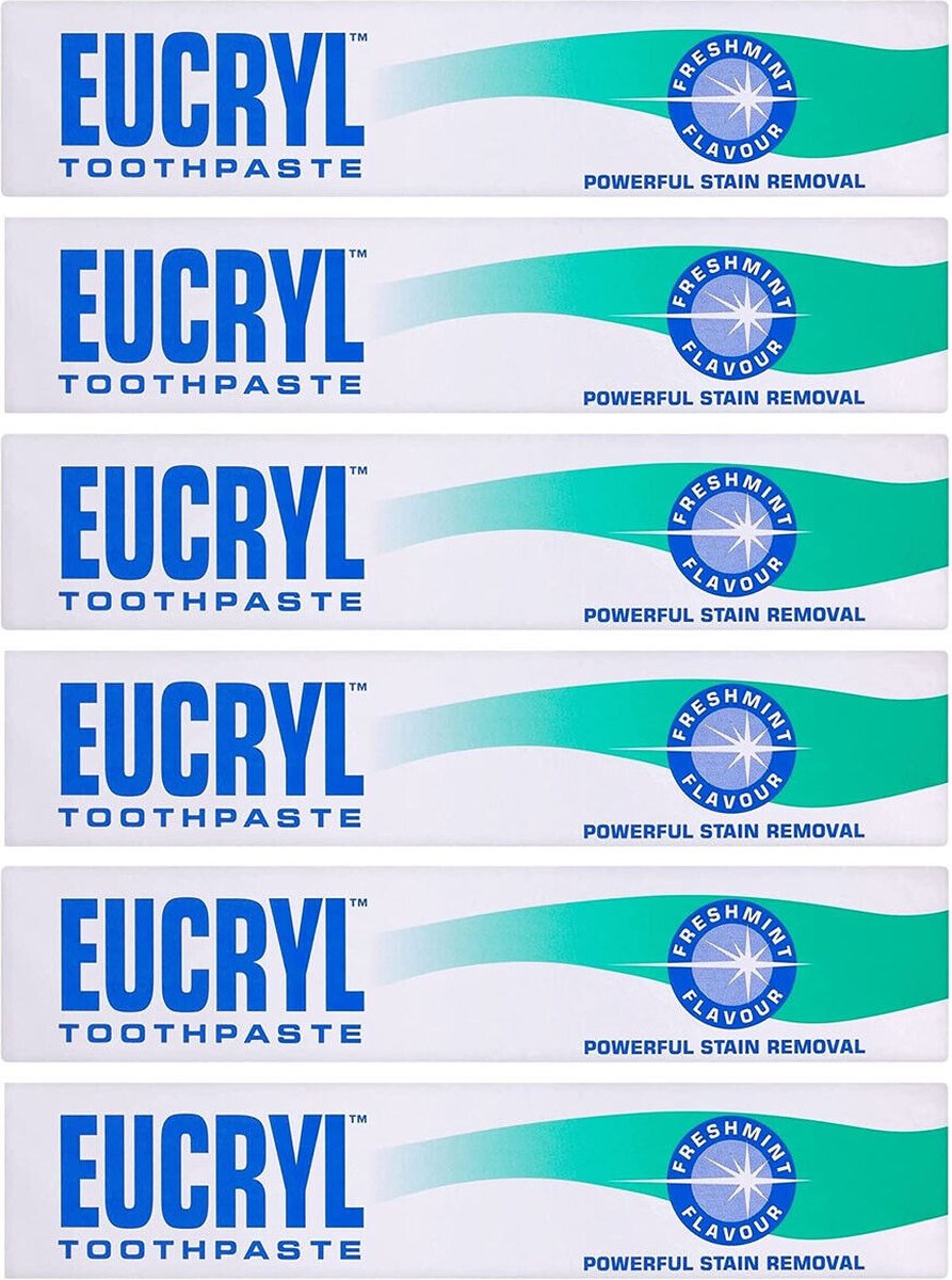 Eucryl Tandpasta - Tresh Mint - Voordeelverpakking - 6 x 50ml