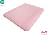 Steff - aankleedkussenhoes - badstof - 50x70 cm - roze pastel