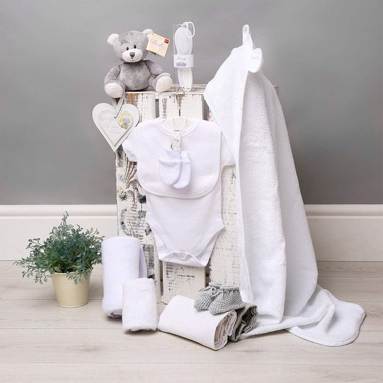Kraammand - Geboortemand - Kraamcadeau Meisje of Jongen - Grijs van Hommie Essentials — afbeelding 5