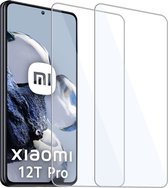 2x Geschikt voor Xiaomi 12T Pro - Screenprotector - Beschermglas - GuardCover