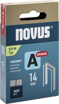 Novus Tools Nietjes type 53 800 stuk(s) 042-0781 Afm. (l x b x h) 14 x 11.3 x 14 mm