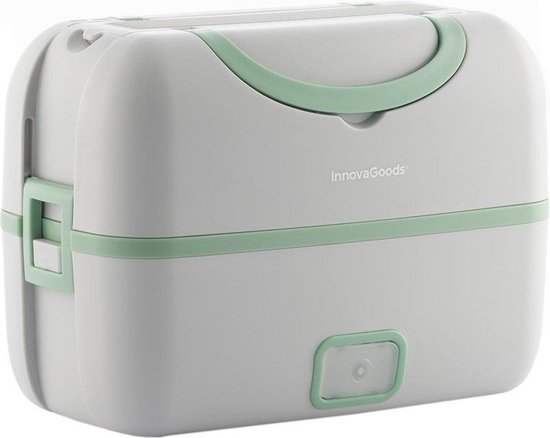 Foto: 3 in 1 elektrische steamer lunchtrommel met recepten beneam innovagoods