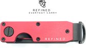 Refined Wallet Aluminium Key Wallet Rood