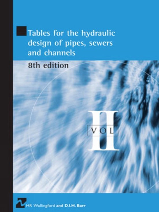 Tables for the Hydraulic Design of Pipes, Sewers and Channel ... - cover