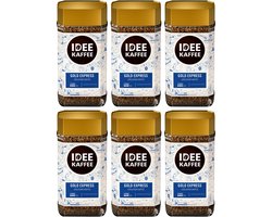 Idee Kaffee - Gold Express Oploskoffie - 6x 200g