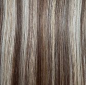 LUXEXTEND Weave Hair Extensions #P6/60A | Blonde/Brown | Human Hair Weave | 40 cm - 100 gram | Remy Sorted & Double Drawn | Haarstuk | Extensions Blond | Extensions Haar | Extensions Human Hair | Echt Haar | Weave Hair | Weft Haar | Haarverlenging