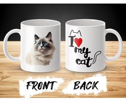 Mok Ragdoll cat - kat - I love my cat - cat lovers - katten