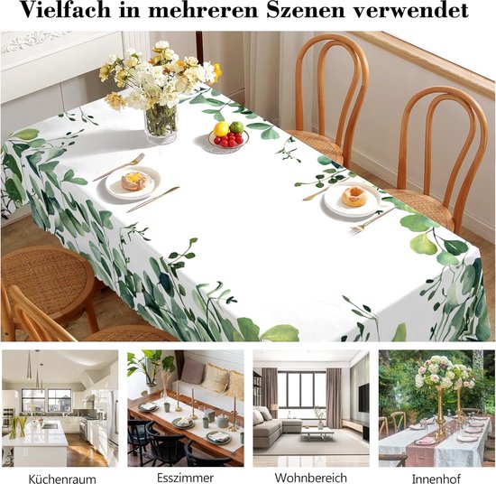 Rechthoekige rozenrode tafelkleden, 3 stuks, 137 x 274 cm, papieren rol, wegwerp tafelkleed van kunststof, waterdicht, oliebestendig, tafelkleden voor feest, picknick, verjaardag, bruiloft