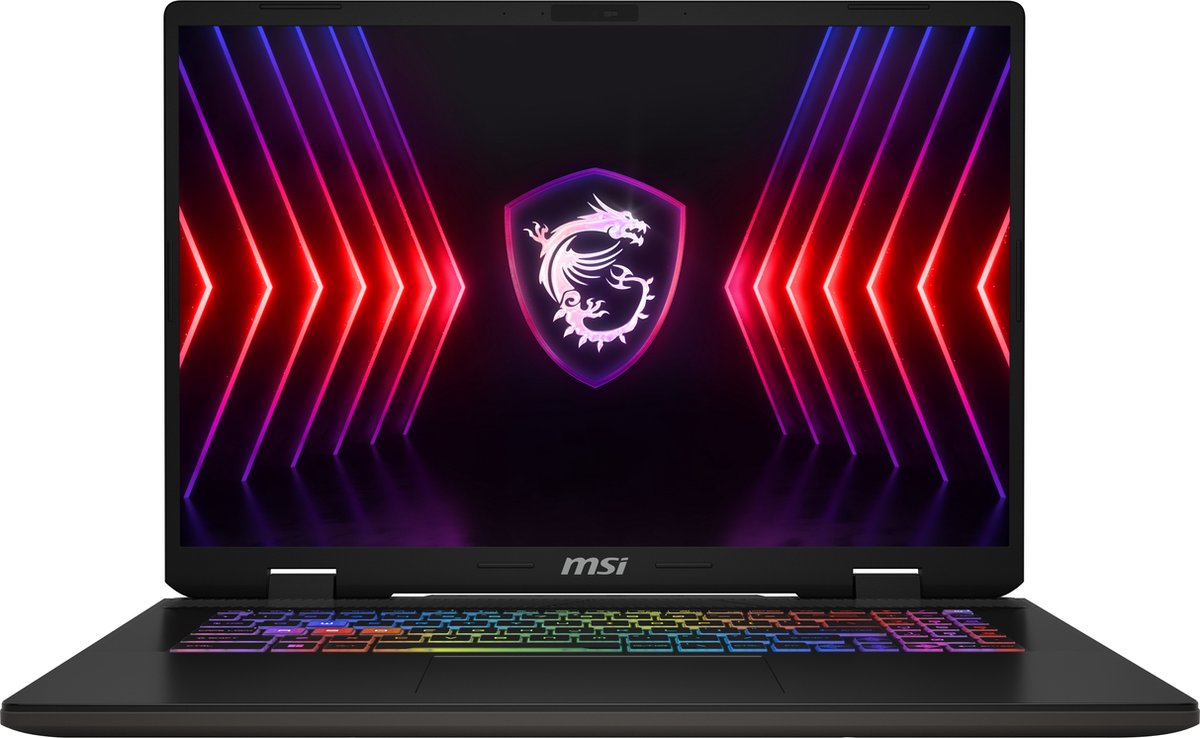 MSI Sword 17 HX B14VGKG-094NL - Gaming Laptop - 17 inch - 240Hz - MSI 20 Year anniversary bundel
