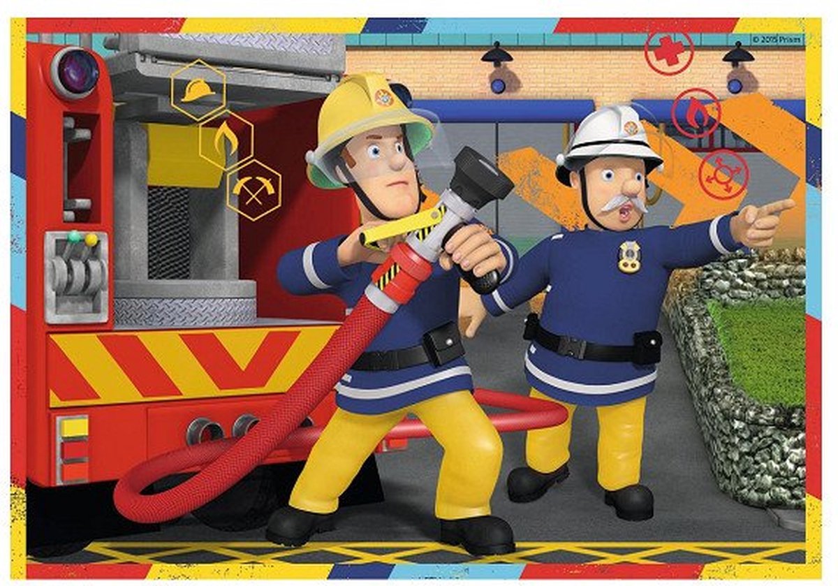 Ravensburger Brandweerman Sam aan het werk Vanaf 3+ - Puzzel - 2x12 stukjes — afbeelding 3