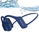VR Electronics® Bone Conduction Headphone Blauw - Sporthoofdtelefoon - Sport oortjes - Draadloze oordopjes - Waterbestendig - 8GB Interne Geheugenkaart - Sport Koptelefoon - Voor alle Telefoons en Laptops