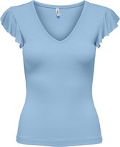 Only T-shirt Onlbelia Cap Sleeve Top Jrs Noos 15227187 Clear Sky Dames Maat - XL