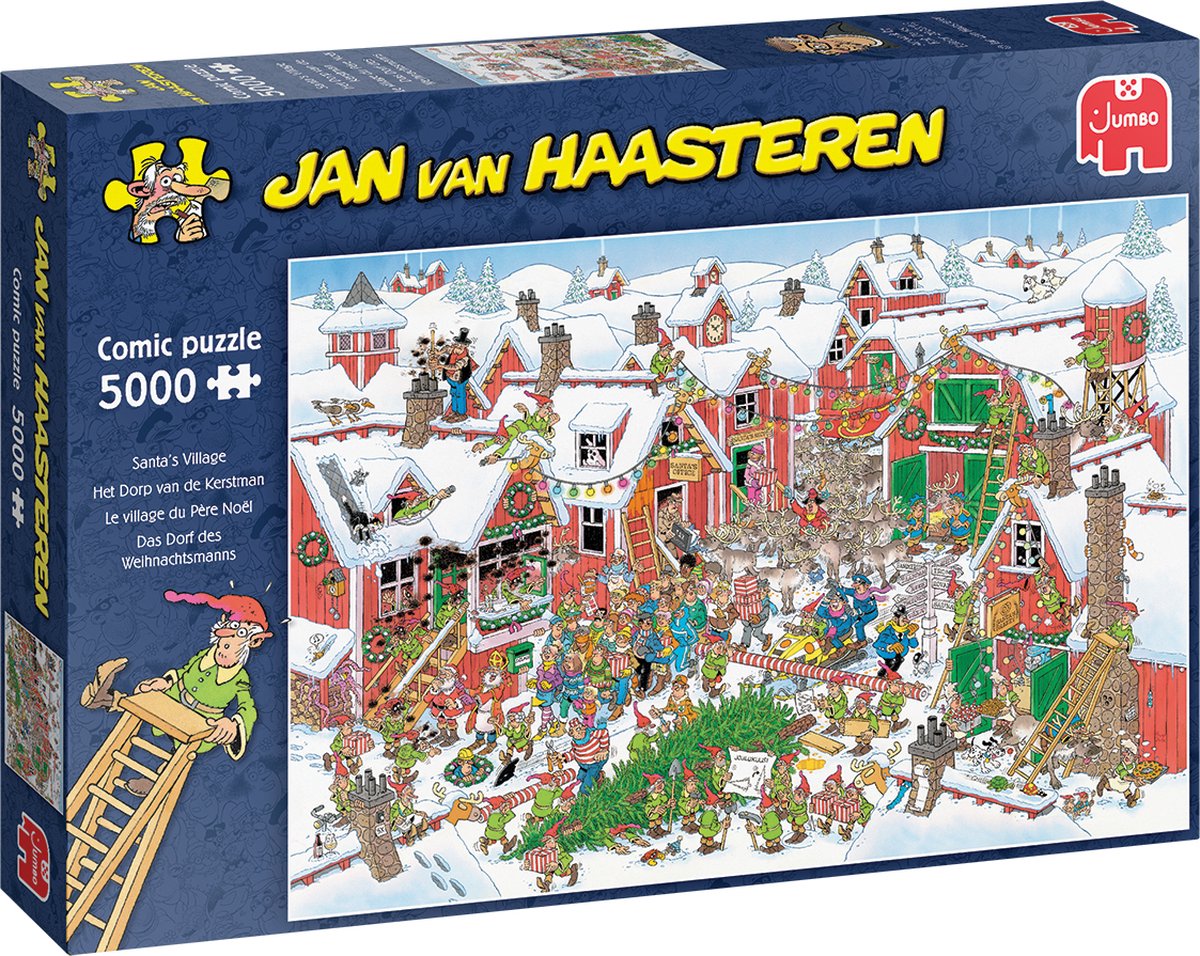 Jan van Haasteren Het dorp van de Kerstman 5000 stukjes - Legpuzzel