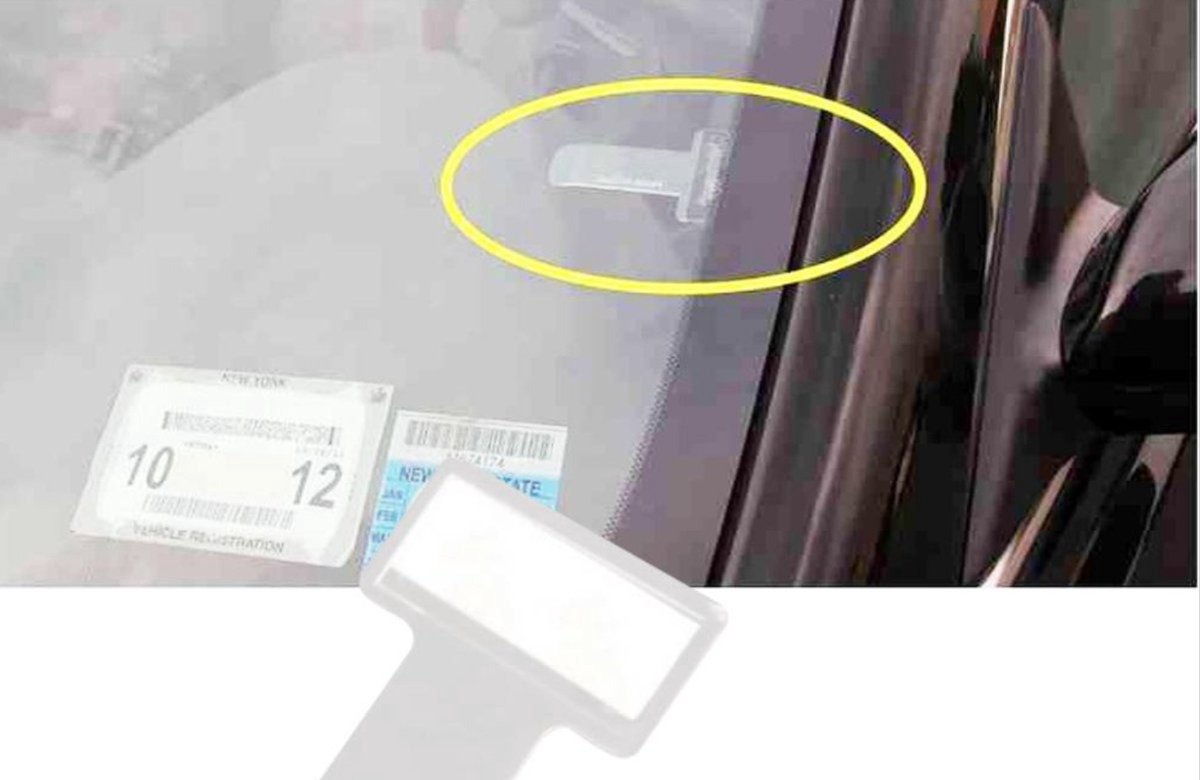 *** 1x Parkeerticket-Houder-Autoruit-Parkeerkaart-Clip-Kaarthouder-Auto-Tickethouder - Heble® ***