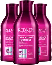 Redken Color Extend Magentics Shampoo - 3 x 300 ml - Voordeelverpakking