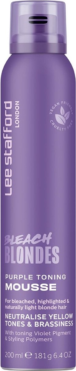 Lee Stafford - Bleach Blondes - Purple Toning Mousse - 200 ml