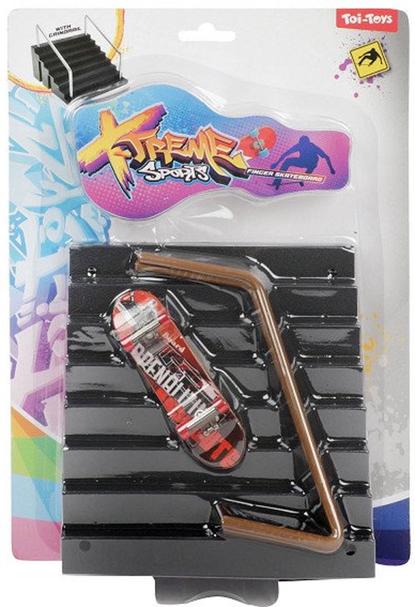 Toi-Toys Vinger Skateboard met Trap 4dlg