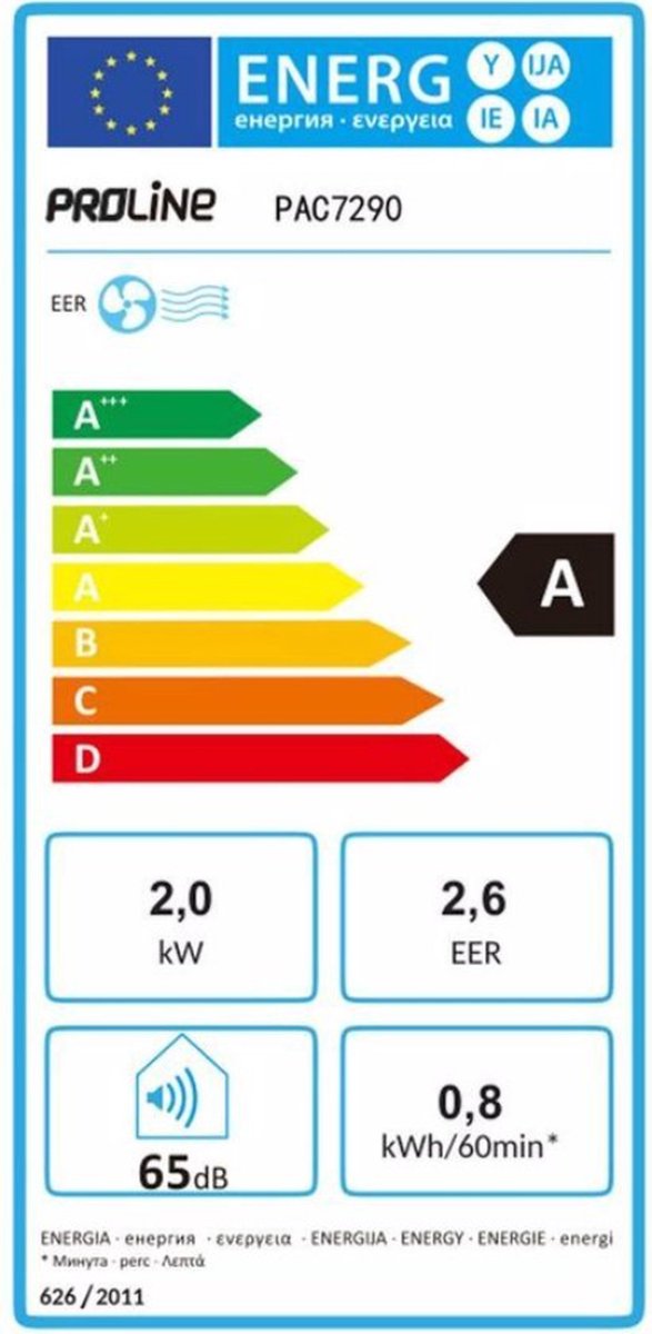 Afbeelding 3 van Proline airconditioner PAC7290 - Mobiele Airco