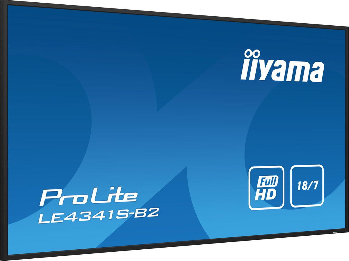 iiyama ProLite LE4341S-B2 - 43 Inch - IPS - Full HD - 18/7 werktijd - 350 cd/m²