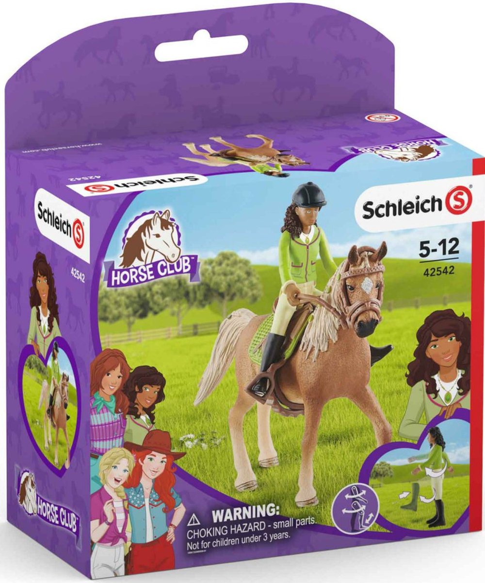 schleich HORSE CLUB - Speelfigurenset - Sarah & Mystery - Kinderspeelgoed voor Jongens en Meisjes - 5 tot 12 jaar - 42542 — afbeelding 13